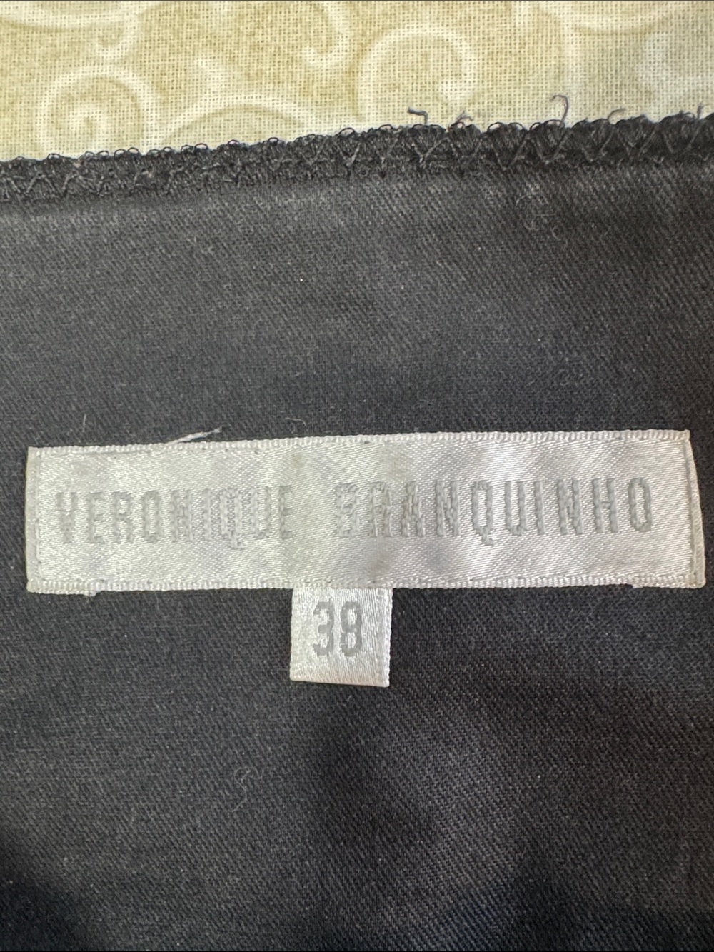 Veronique Branquinho 100% Leather Asymmetrical Wrap Skirt — Size 38 - Picture 6 of 13